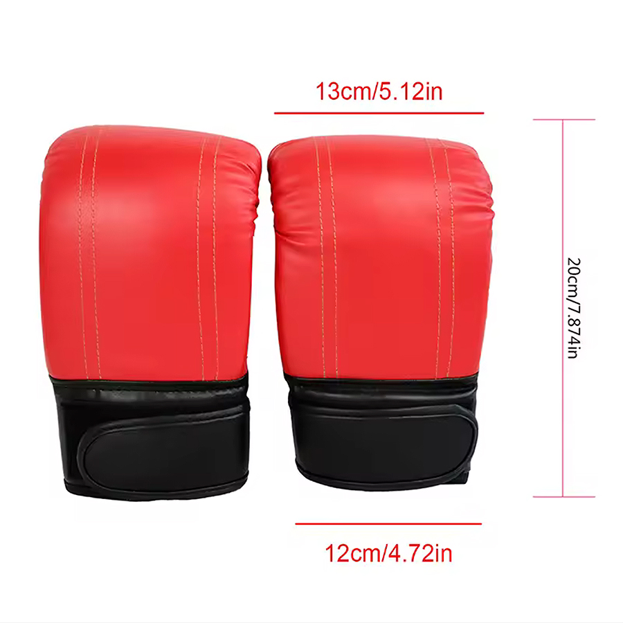 1 par luvas de boxe adultos mulheres homens boxe sanda luvas unisex treinamento de boxe exercício luvas de couro luvas de proteção esportiva
