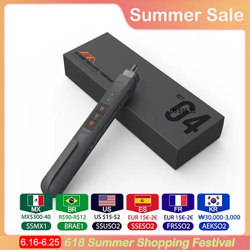 Xiaomi Mijia JM-G2704 Mini pluma de prueba eléctrica Detector de electricidad inalámbrico sin contacto pluma de voltaje de circuito eléctrico inalámbrico
