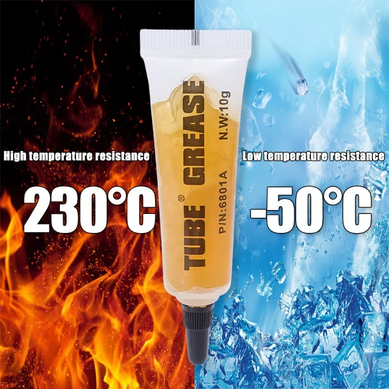 10 グラムベアリングギアチェーングリースプロフェッショナル機械ギアグリースベアリングオイル自転車ホイール潤滑剤プラスチックシリコーングリース