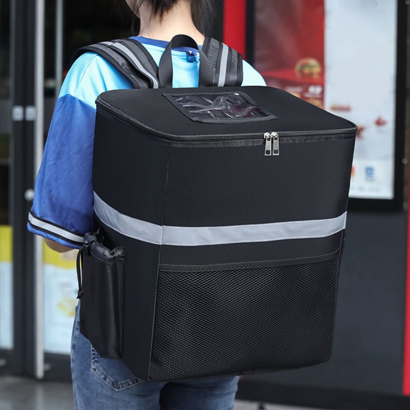 Bolsa térmica Extra grande de 35L para alimentos, bolsa refrigeradora, caja para refrigerador, mochila para conservación de alimentos frescos, bolsa fresca aislada