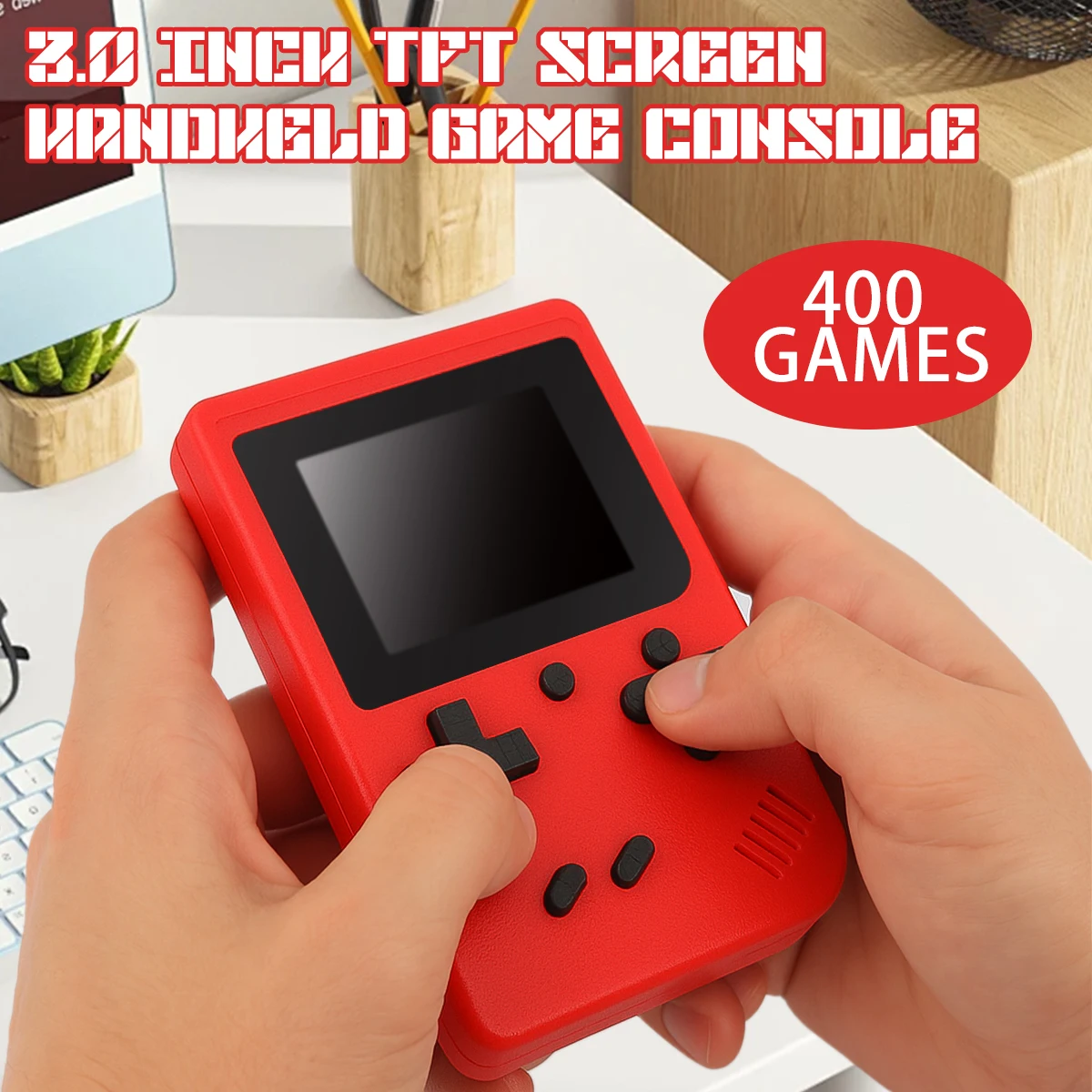 Multiple colors Retro Classic Games Children's Handheld Small Game Console Hundreds Of Game Charging Can Connected To The TV