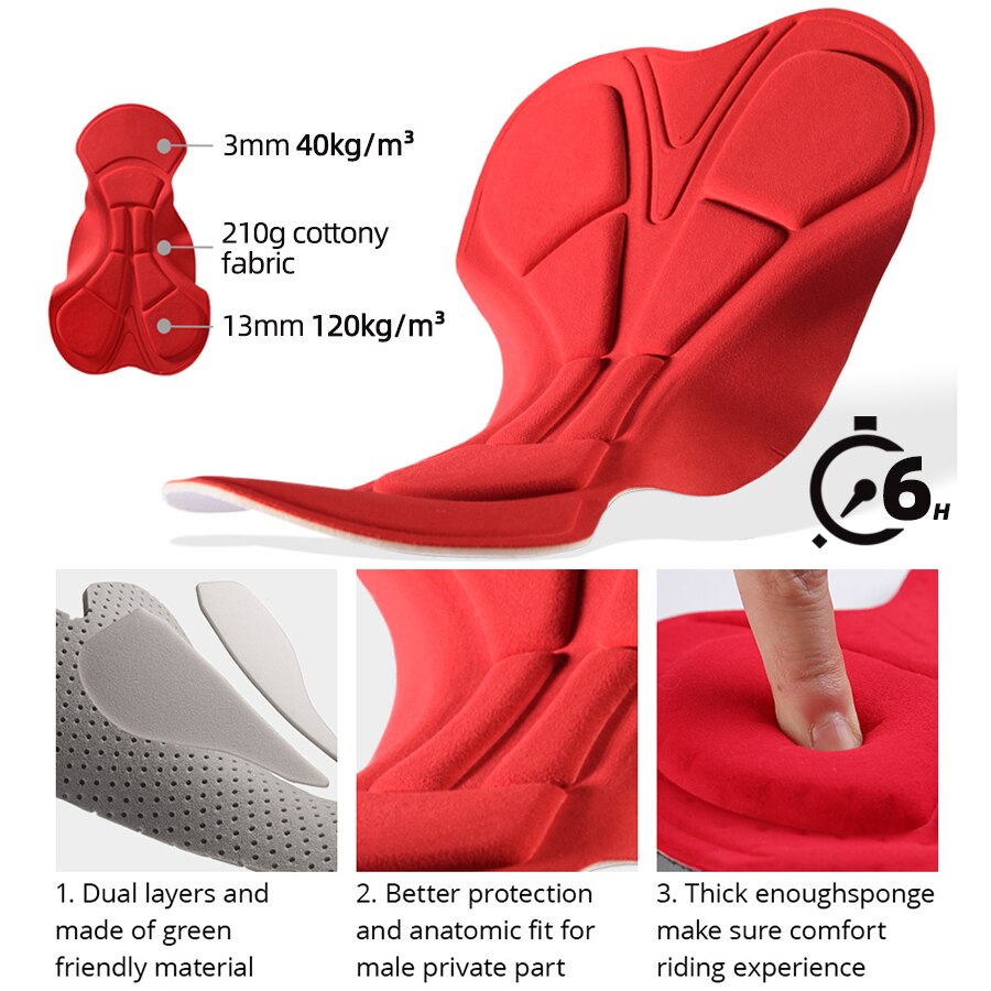 男性と女性のためのプロのサイクリングビブショーツ,自転車の服,3Dパッド,男性と女性のためのタイツ,夏の自転車の服,サイクリスト