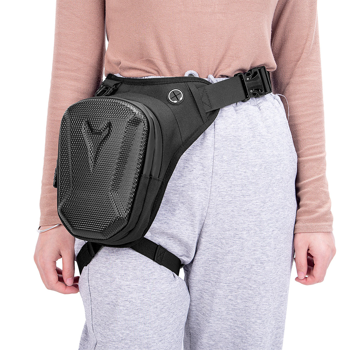 Beenzak voor motorfiets, waterdichte heuptas voor rijder, fietsfiets, crossbodytas, motoruitrusting