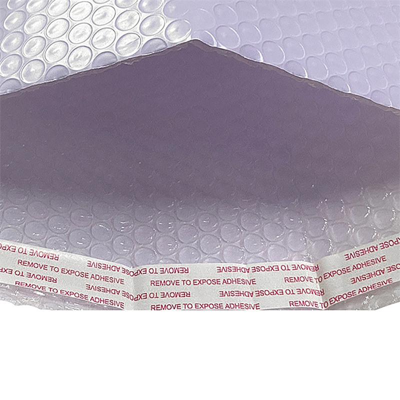Bolha Acolchoada Mailing Envelopes, Mailer Poly para Embalagem, Auto Selo, Saco de envio, Roxo, 50Pcs