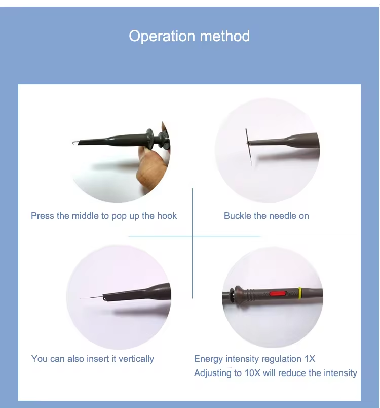 Máquina de electrólisis no invasiva para el hogar, avanzada, depilación blanca, suministros de belleza en línea