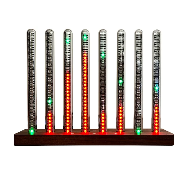 RGB Pickup Level Light LED Display Voice Control Music Spectrum Indicator Desktop Light Gaming Room Atmosphere Rhythm Light