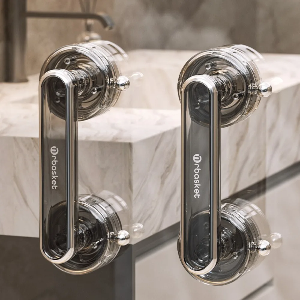 Manija de puerta corredera antideslizante, manija de puerta con ventosa impermeable, manija de puerta de armario extraíble para baño