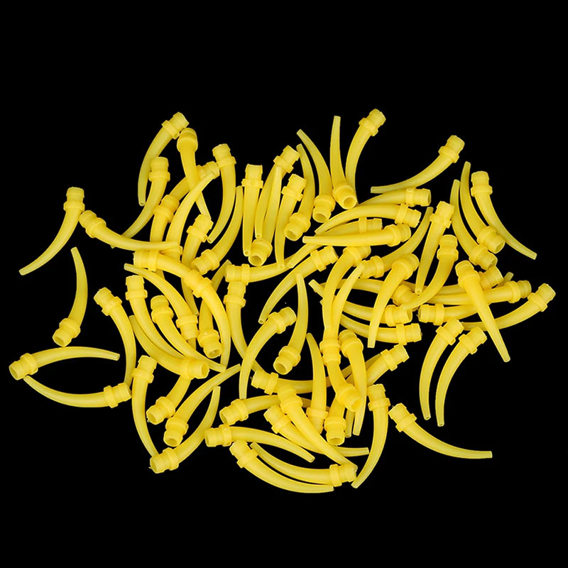 50/100 stücke Dental Mischen Tipps Einweg Düsen Rohre Kopf Abdruck Materialien Silikon Gummi Förderung Zahnmedizin Labor Produkte