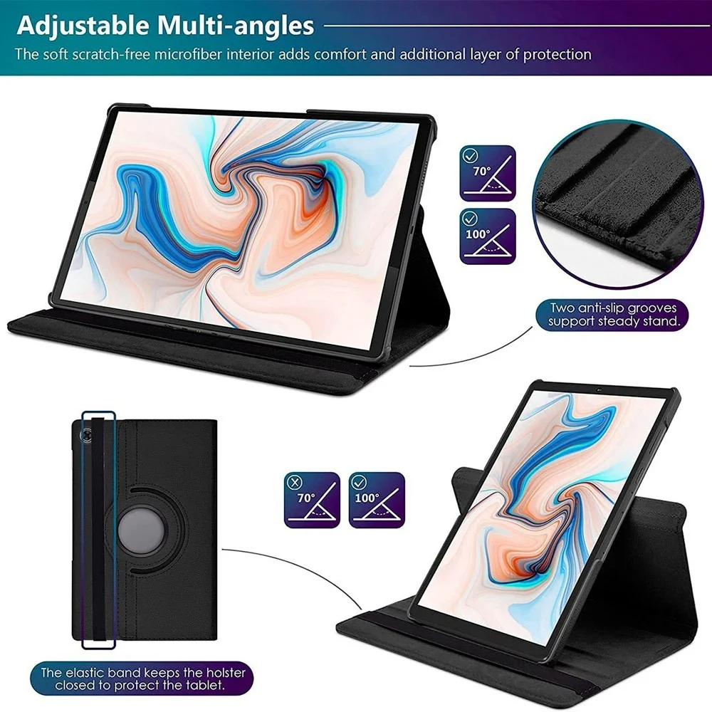 สําหรับSamsung Galaxy Tab A8 2021 แท็บเล็ตสําหรับSamsung Tab A8 10.5 SM-X200/SM-X205 360 องศาหมุนฝาครอบหนัง