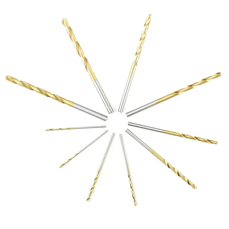 50Pcs Multi Function Metal Drills Power Tools Woodwor Titanium Coated Cobalt Drill Bits HSS High Speed Steel Drill Bits Set Tool