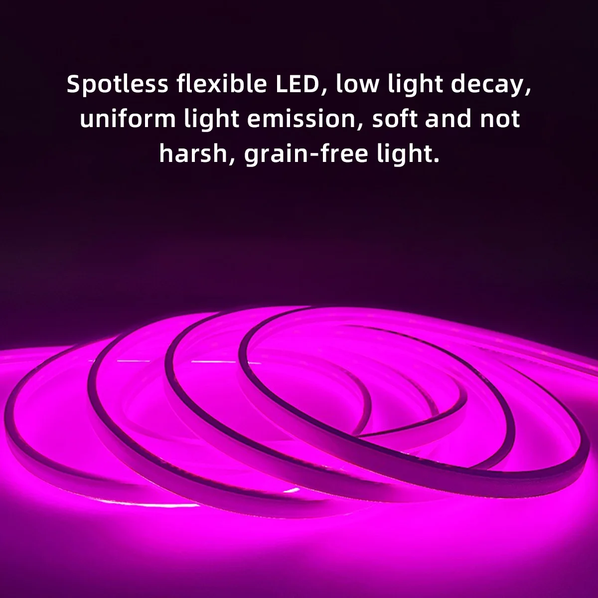 Tira de luz de neón LED con atenuación Rgb, aplicación remota Flexible e impermeable, Control modo Dual, micrófono incorporado para Control de voz