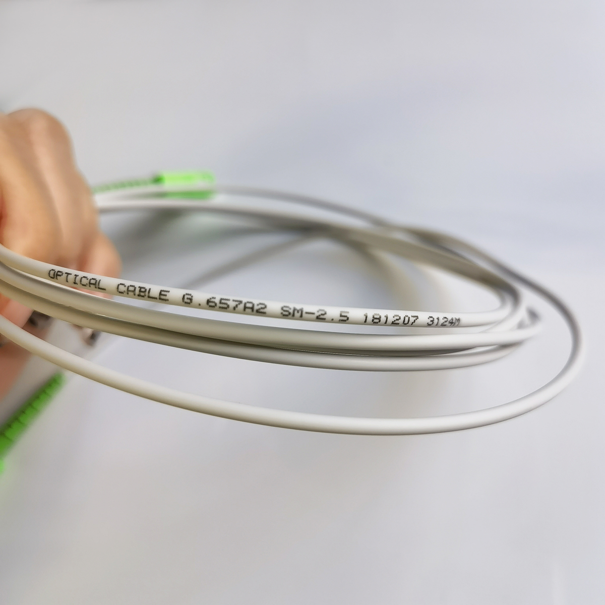 Fiber Optic Cable Steel Armored Fibre Opitca SC/APC-SC/APC Fiber Optic Patch Cord Armoured Rat-Proof 2M Extension cable Armoured