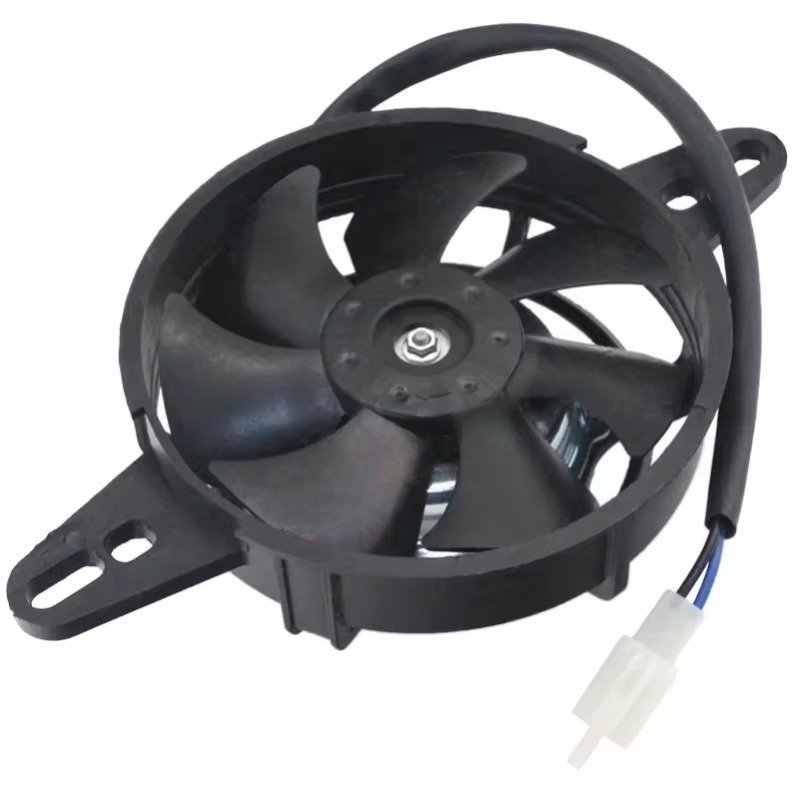 Motocicleta ventilador de refrigeração para 150cc, 200cc, 250cc ATV, Karts 4WD, radiador elétrico 12V e refrigerador de óleo