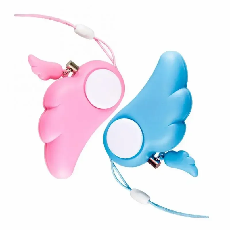 Self Defense Emergency Alarm Keychains Personal Protection Alarm Safety Security Anti-Attack Loud Alarm For Child Girl Women90db