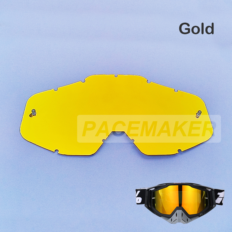 Мотоциклетные очки, линзы для 100, сменные очки HD, противотуманные линзы, солнцезащитные очки, аксессуары для линз, запасные линзы