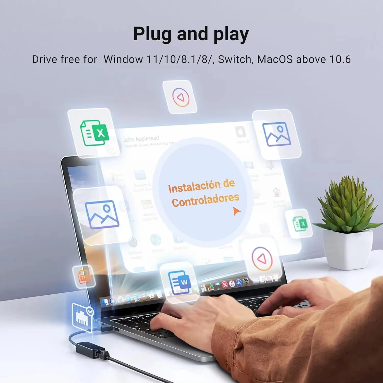 Ethernet-адаптер USB Type-C, 1000 Мбит/с, USB 3,0, RJ45 ,USB Type C Ethernet Adapter 1000Mbps USB 3.0 RJ45 Network Card For MacBook PC Windows XP 7 8 10 Android USB Lan Internet Cable