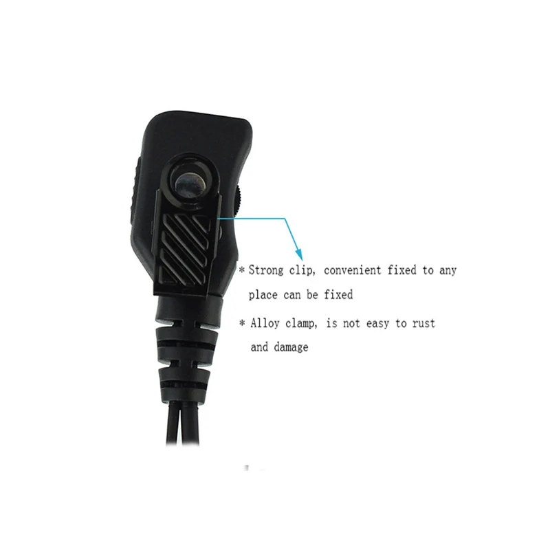 G Typ Einstellbare Lautstärke Ohrhörer PU Draht 2Pin PTT Kopfhörer Für Kenwood BaoFeng UV-5R für Quansheng UV K5 Retevis RT5R Radios
