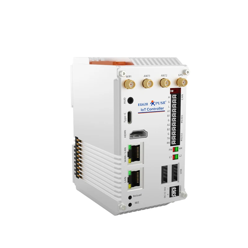 PUSR Industrie-PC ARM-basierter eingebetteter Computer CAT4 WiFi Ethernet Linux Edge Computing Erweiterbarer IoT-Controller IPC USR-EG628