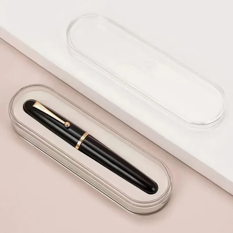 Luxury JinHao 9019 Dadao Fountain ปากกาอะคริลิคโปร่งใส Spin ปากกา 40MM Nib เครื่องเขียนอุปกรณ์สํานักงานโรงเรียนการเขียนปากกา