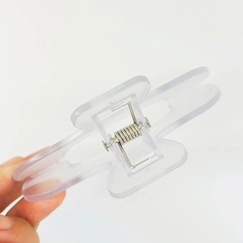 Book Clip Reading Clip Kawaii Desk Accessories Fixed To Prevent Page Turning Transparent frosted Folder Clips