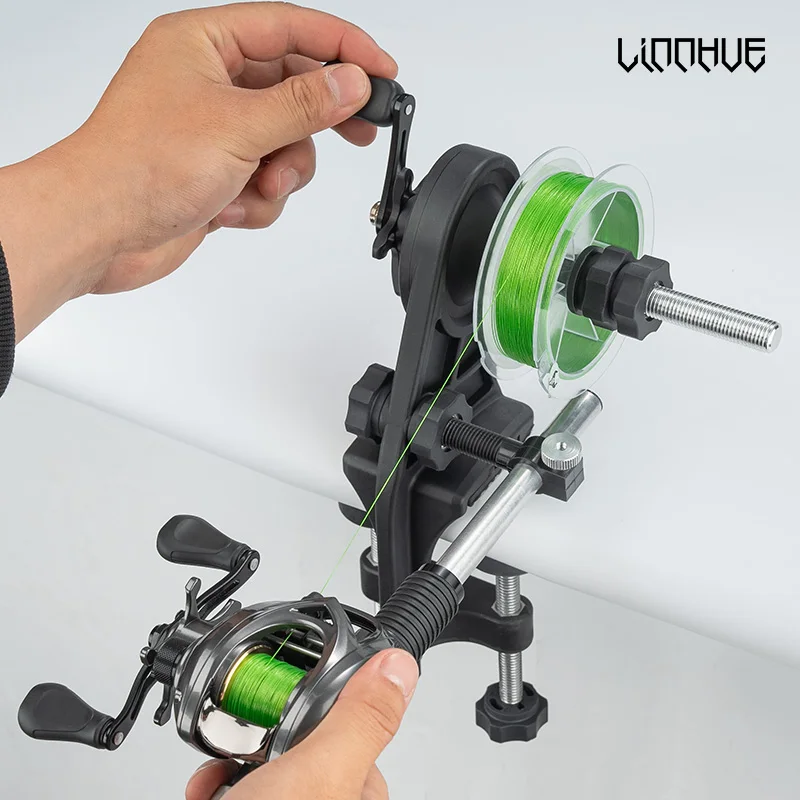 LINNHUE Leggero Linea di Pesca Avvolgitore Spooler Antiruggine Robusto Avvolgitore di Linea Spinning Baitcasting Reel Accessori per Attrezzi da Pesca