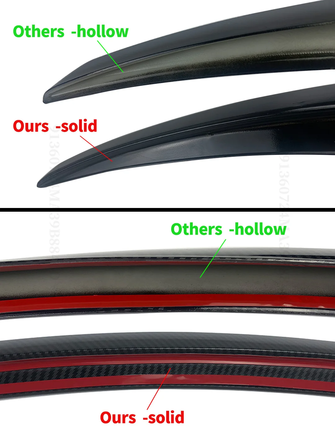 Rear Trunk Spoiler Wing Tail For Tesla Model 3 Y 2016-2023 Original Factory High-performance Styling Air Dam Tuning Accessories
