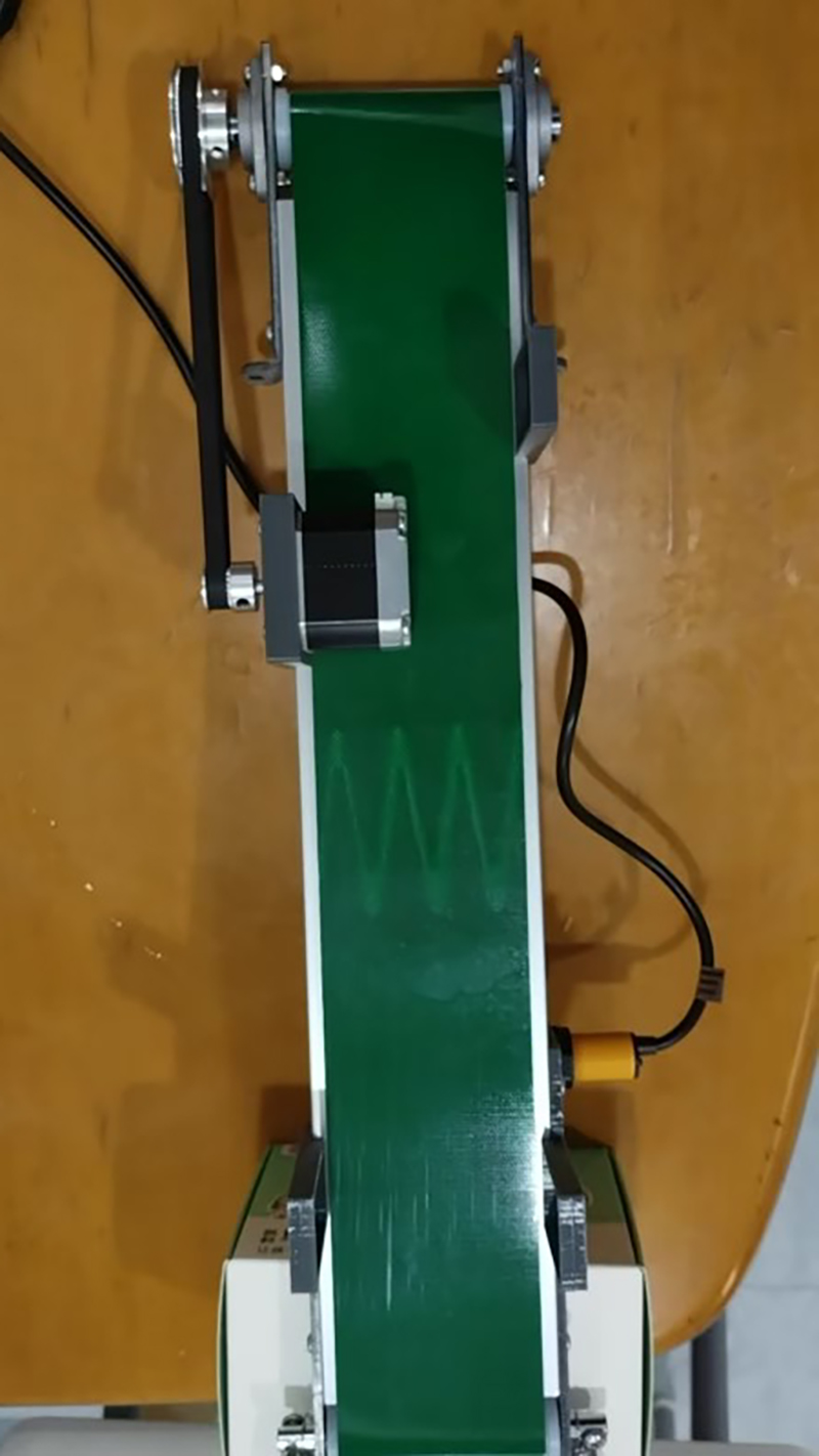 10 * 55 cm elektrische transportband met infraroodsensor 42 stappenmotorlift voor Arduino Robot DIY-kit voor Python Open Source Code