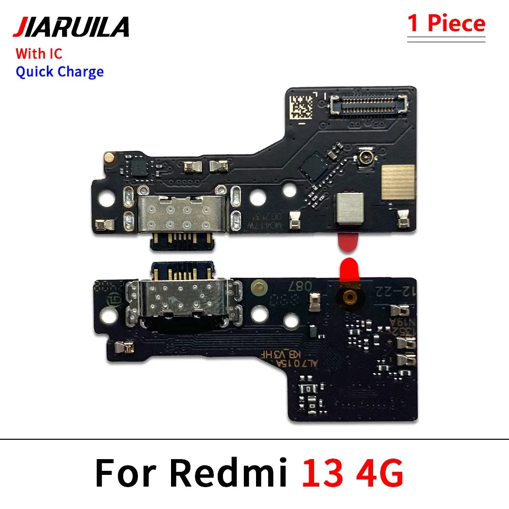 Новый USB-порт для зарядки, гибкий кабель, разъем для Xiaomi Redmi 8 8A 9 9C 9A 9T 10C 12C 10A 10 12 12C 13C 13 4G 5G микрофон