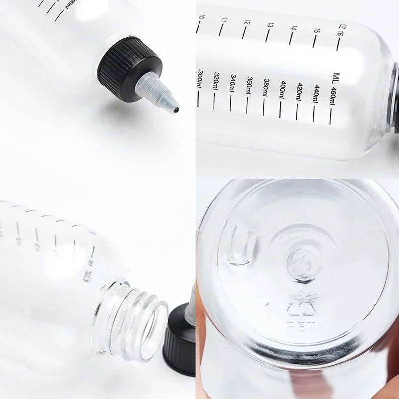 5 Chiếc 30-250Ml Tốt Nghiệp Trong Suốt Nhựa Dẻo Bình Rỗng Nhọn Mũi Chai Tinh Dầu Thả Chai Mẫu Lỏng Bình du Lịch Lọ