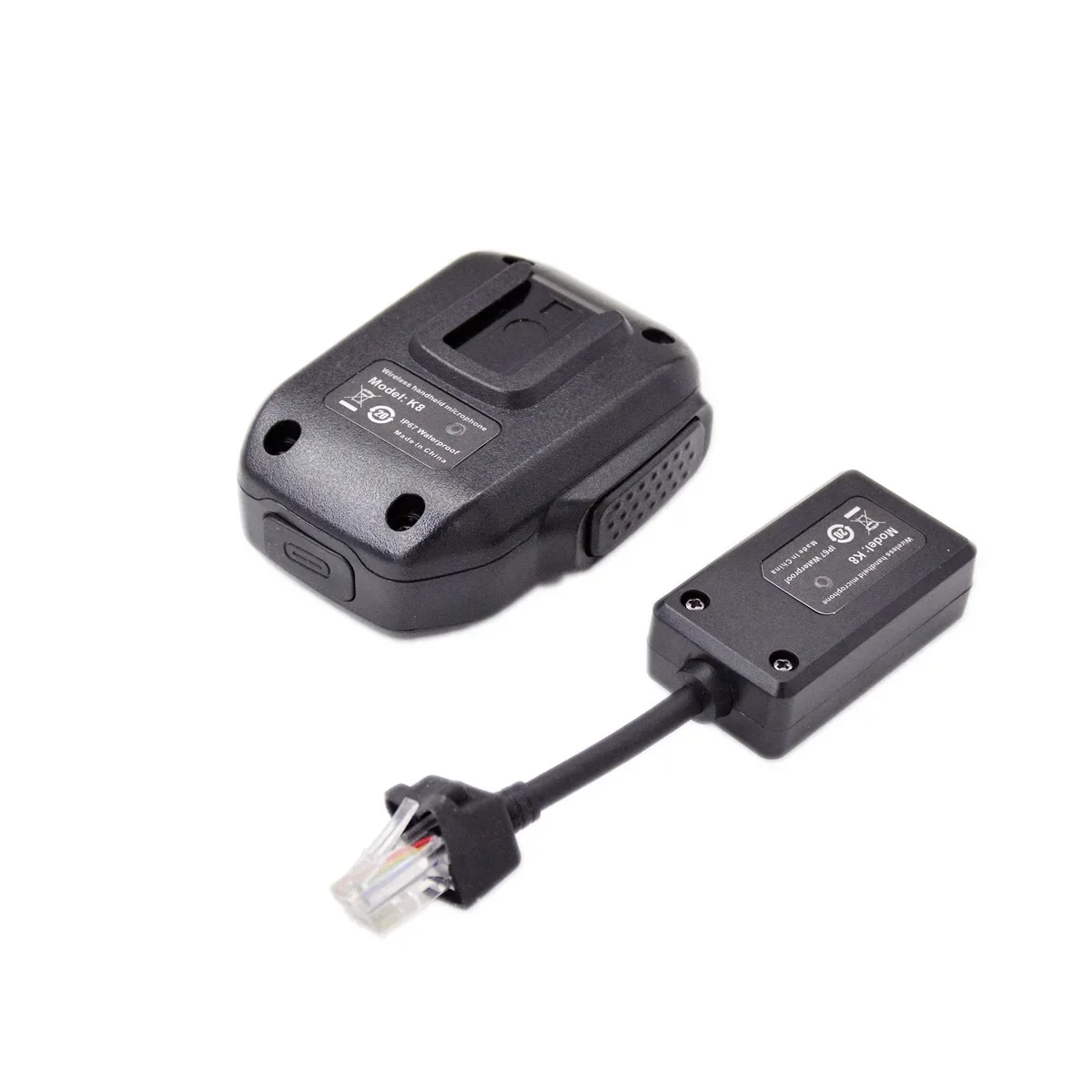Bluetooth HAM PTT Microphone for Kenwood TM471 Baofeng TYT HYT TC500 Motorola GP88 Icom 2720 Yaesu 7900 Vertex VX2208 Speaker