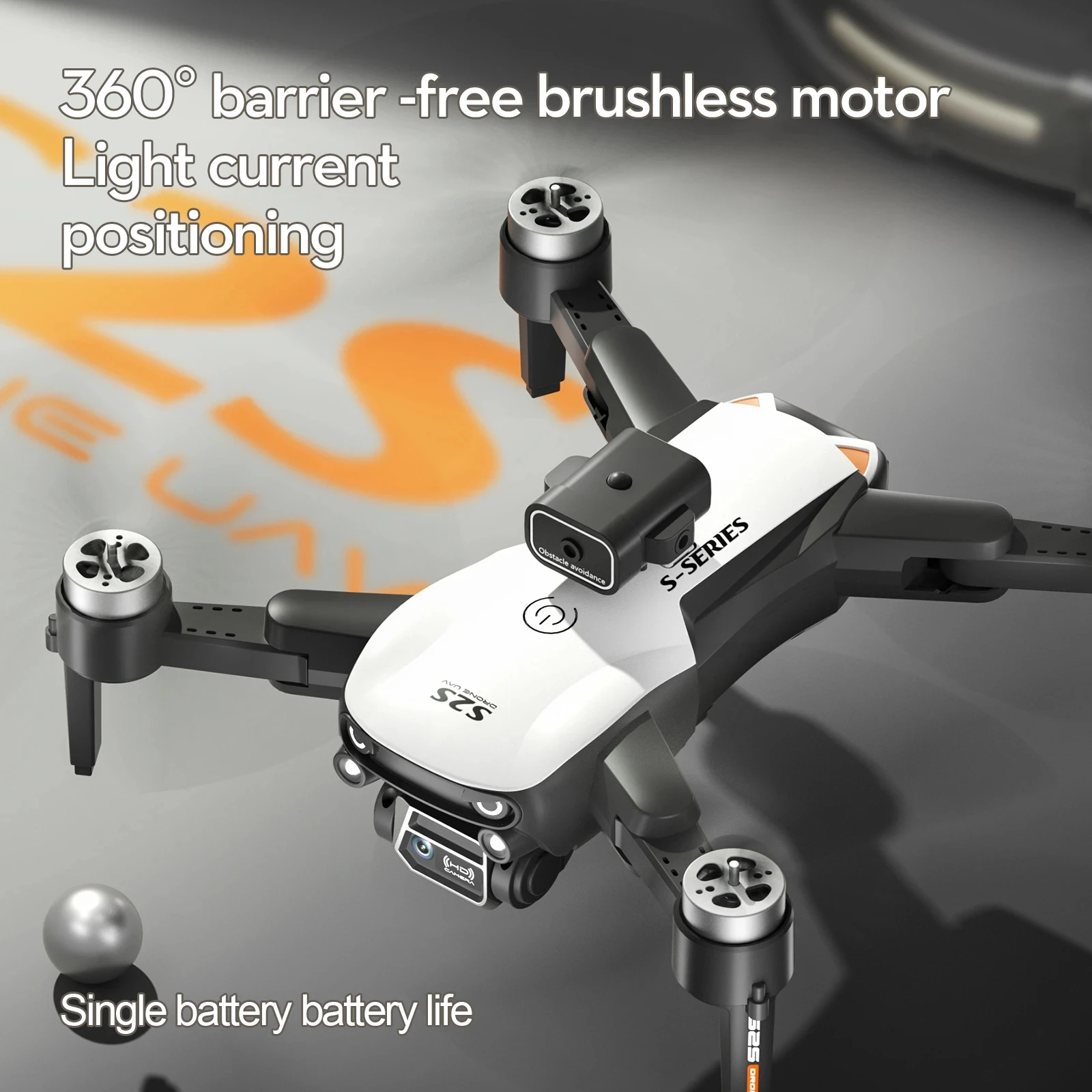 ใหม่S2S Drone 8K HD Dualกล้องBrushlessมอเตอร์หลีกเลี่ยงอุปสรรคDron RCเฮลิคอปเตอร์Professional Quadcopterแบบพับได้ของเล่น