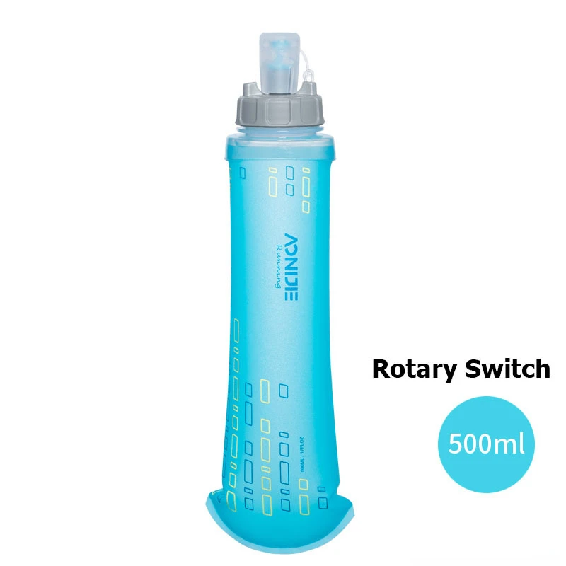 AONIJIE 250Ml 500Ml Mềm Bình Gấp Thu Gọn Nước TPU An Toàn Không Chứa BPA Cho Chạy Hydration Pack Eo túi Áo SD09 SD10
