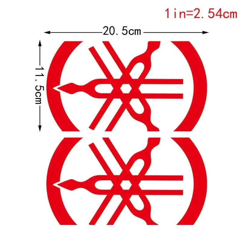 New Yamaha Laser Reflective Stickers Motorcycle Helmet Tail Box Modified Stickers Waterproof Decorative Decals