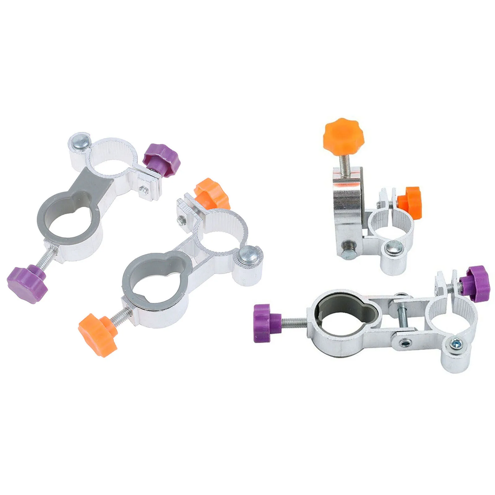 Soporte de sombrilla para silla de pesca de 2 piezas, herramientas de abrazadera de aleación de aluminio para jardín, Patio, balcón