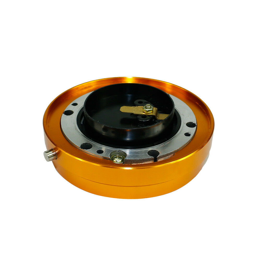 薄型バージョン 6 穴ユニバーサル車の自動車レースステアリングホイールクイックリリースハブアダプタスナップオフボスキット