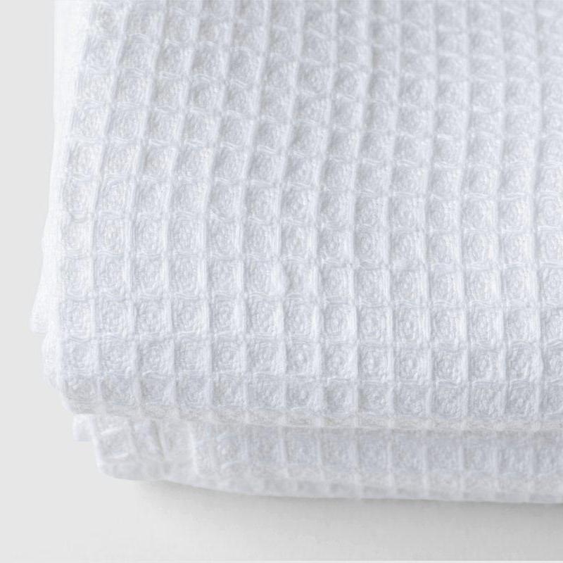 Serviettes blanches en polyester pour le visage, serviette de thé et de salive vierge, sublimation bricolage, 10 pièces