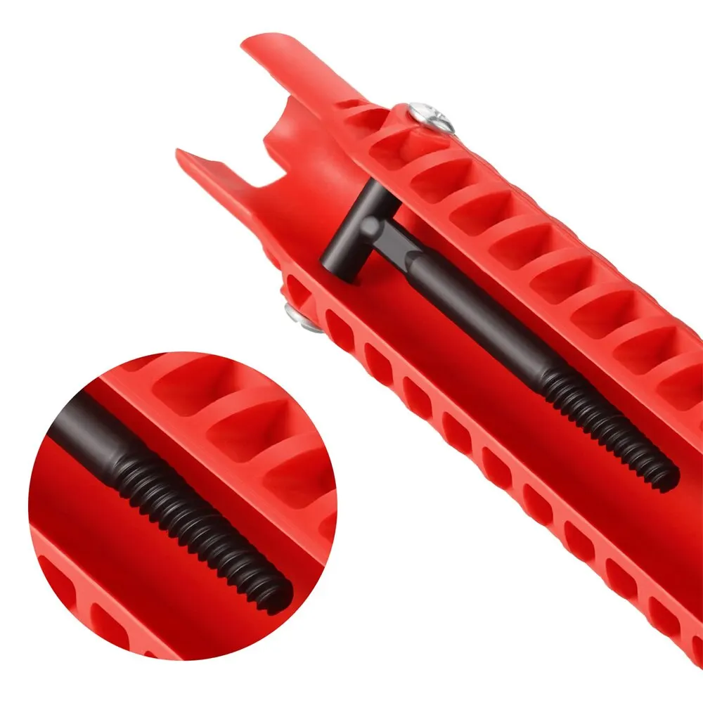 Strumento chiave sanitaria, installazione rubinetto e smontaggio tubi, kit di riparazione lavello, manicotto pavimento pelvico, strumento idraulico multifunzionale