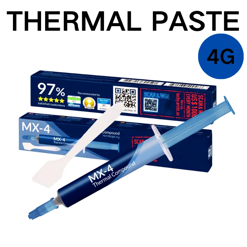 MX4 Thermal Paste Processor MX-4 4g 8.5W/M-k For CPU GPU Printer HeatSink Cooling Cooler Thermal Grease Compound Silicone