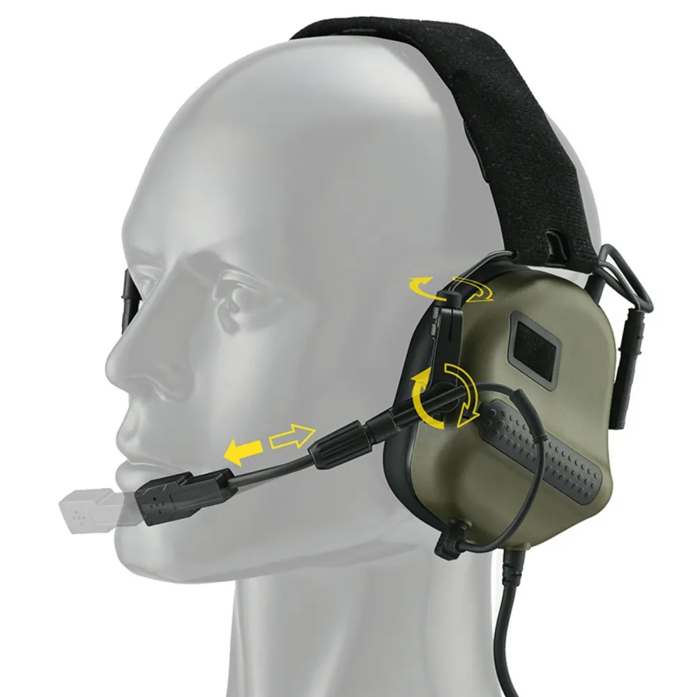 ARM NEXT F10 Hunting and Shooting Active Noise Canceling Headphones Mounted 34dB Hearing Protection Tactical Earmuffs Earphone