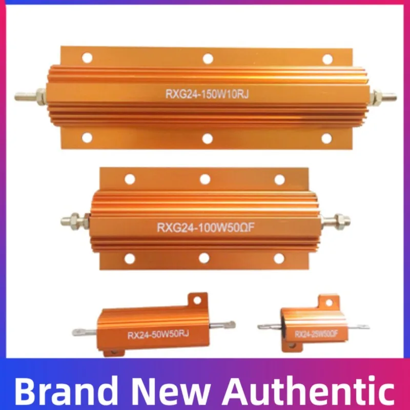 1 STÜCK 10 W Aluminium Power Metal Shell Case Drahtwiderstand 0,1 Ohm ~ 30 K 1R 2 3 5 6 8 10 20 100 150 1 K 10 K Ohm RX24