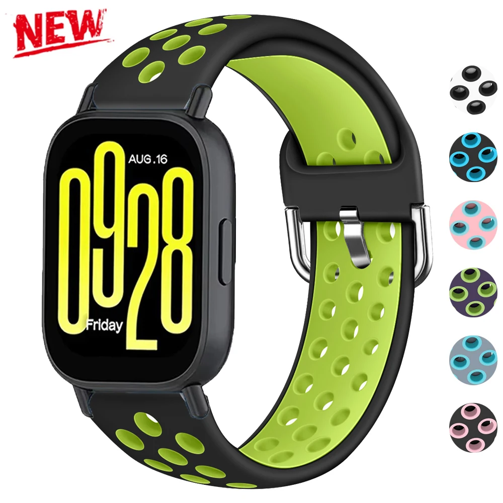 22mm Bracelet For Redmi Watch 5 Active/Lite Sport Wristband Accessories Strap For Huawei GT5 46mm GT2E Silicone Watchband Correa