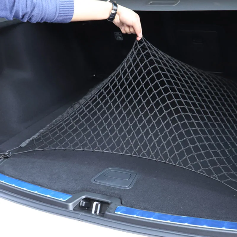 ไนลอนด้านหลังรถ Cargo สุทธิ Trunk จัดเก็บสุทธิสําหรับ Audi A1 A2 A3 A4 A5 A6 A7 A8 Q2 Q3 Q5 Q7 S3 S4 S5 S6 S7 S8 TT TTS