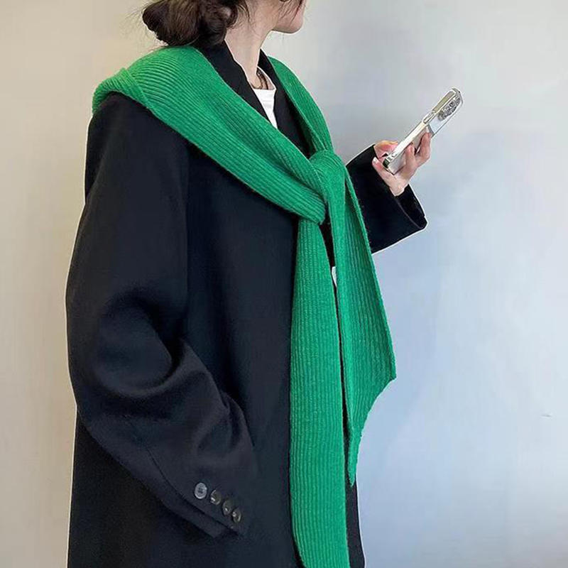 Korea Hat Scarf Set Women Knitted Hooded Shawl Balaclava Hat Winter Thicken Keep Warm Scarf Wool Pullover Hat Gothic Accessories