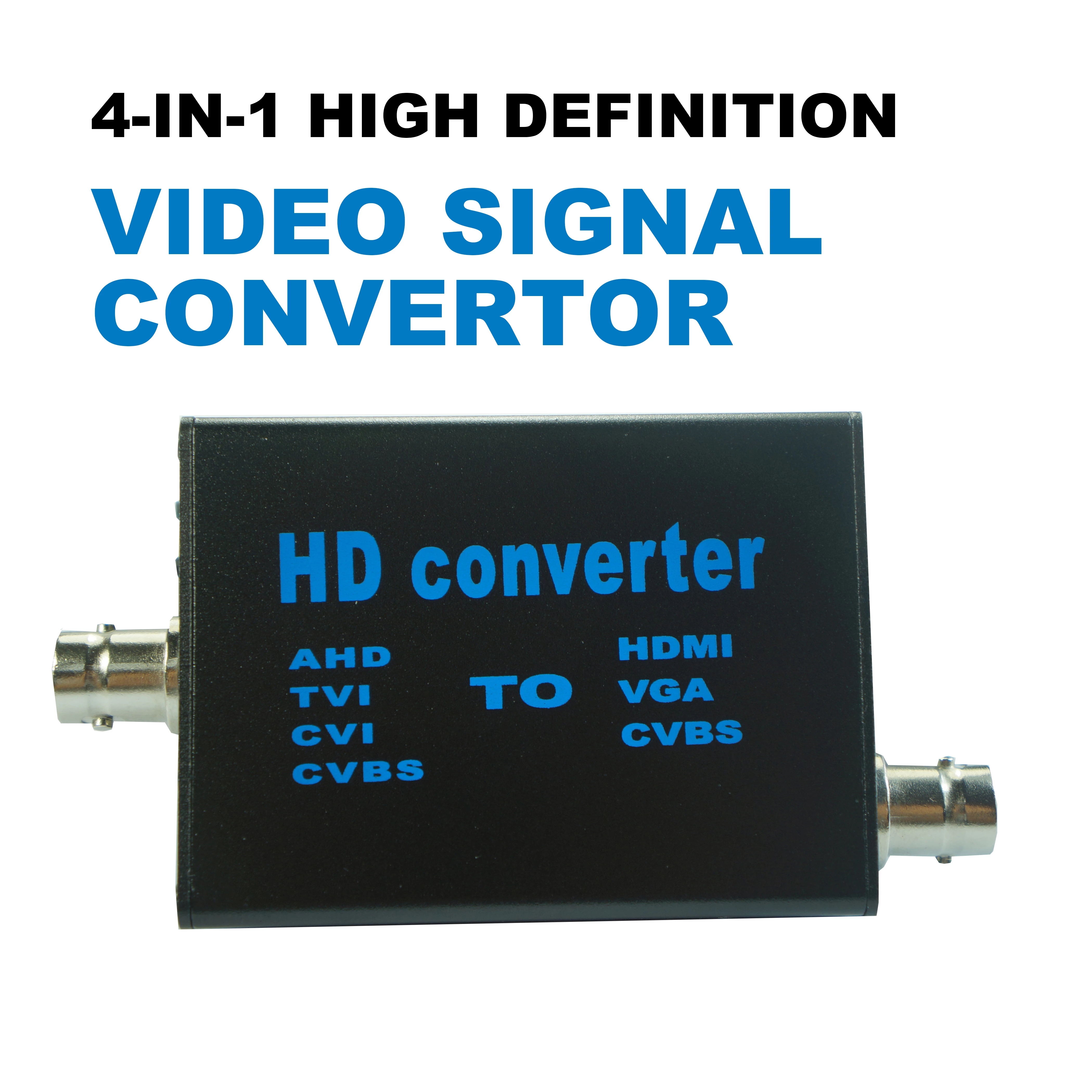 Tín Hiệu Tương Tự Chuyển Đổi Video TVI AHD CVI Sang HDMI/VGA/CVBS Kỹ Thuật Số 4 Trong 1 Tivi Full HD 1080P Cho Giám Sát An Ninh NTSC/PAL
