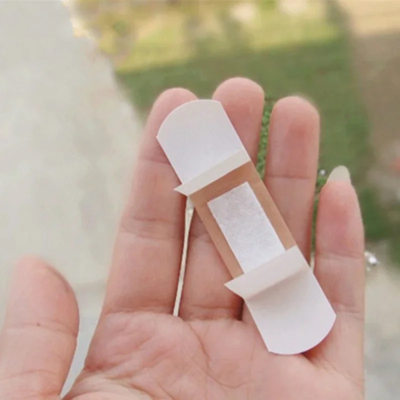 100 Cái/lốc Thoáng Khí Ban Nhạc Viện Trợ Chống Nước Băng Đầu Tiên Viện Trợ Băng Vết Thương Y Tế Băng Vết Thương Thạch Cao Bộ Dụng Cụ Khẩn Cấp Bandaids