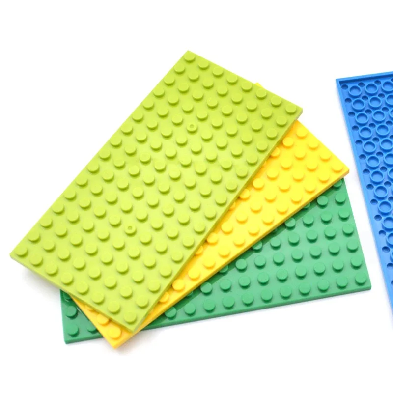 Plaque de Base classique MOC à 8x16 points, 5 pièces, blocs de construction de figurines de ville, pièces en briques compatibles avec 92438, jouets pour enfants, cadeau