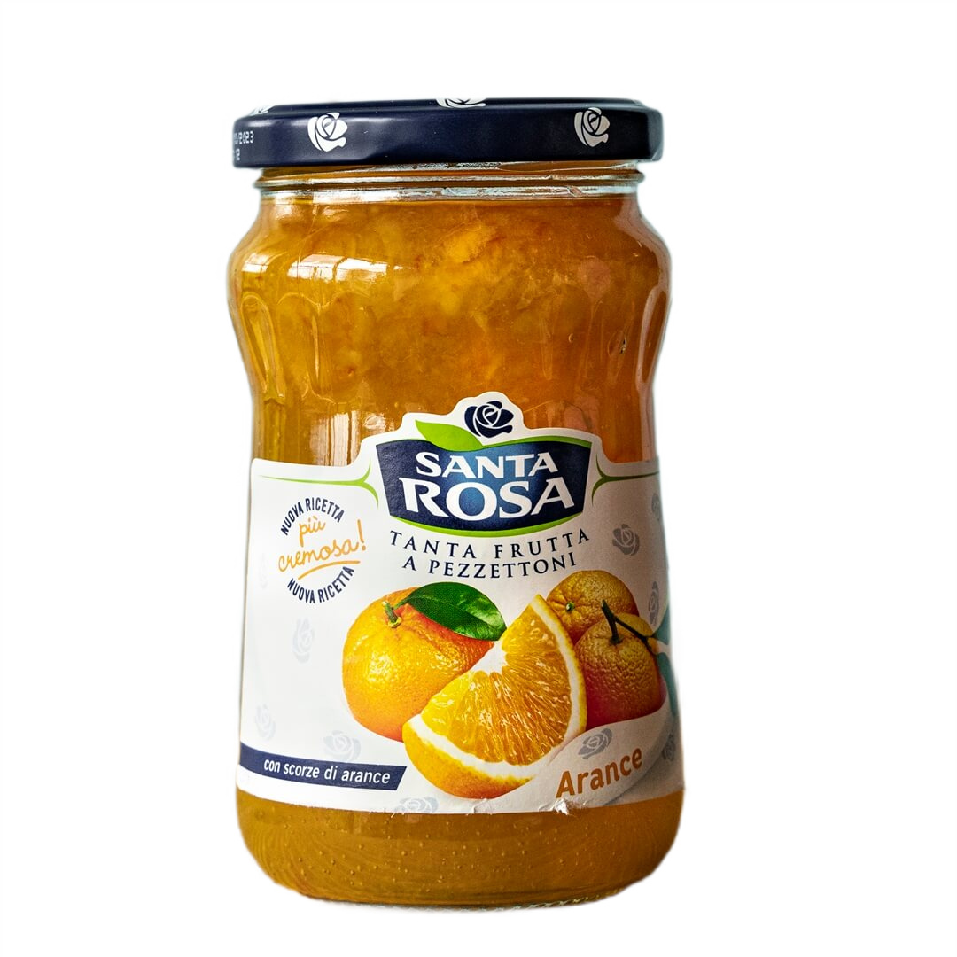 Italienische ganze orange marmelade 350gr-santa rosa