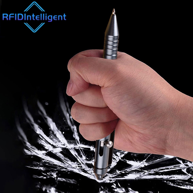 Tragbarer taktischer Selbstverteidigungsstift, Luftfahrt, Aluminiumlegierung, Notfall-Glasbrecher, Sicherheitsschutz, Überlebenszubehör