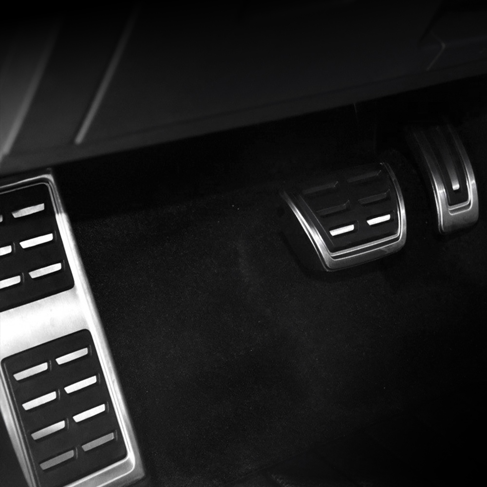 LHD 車のペダルフォルクスワーゲン VW T-Roc T-cross ゴルフ 8 MK8 2017 - 2023 ステンレス鋼ガスブレーキペダルパッドカバー Troc Tcross 用