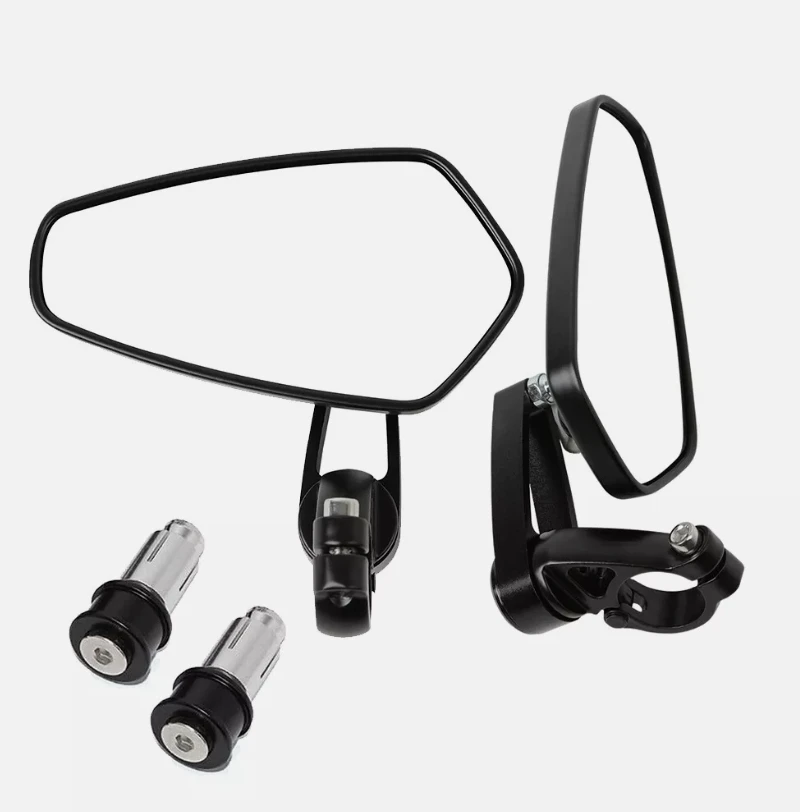 1Pair Motorcycle Handle Bar End Mirror For Yamaha MT09 MT03 MT125 900 Tracer Motorcycle Side Mirrors Replacement Parts